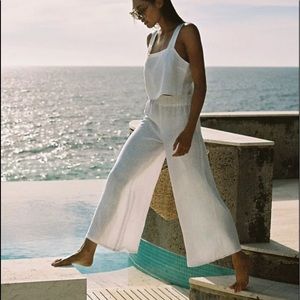 Vitamin A Tallows Linen Wide Leg Pants